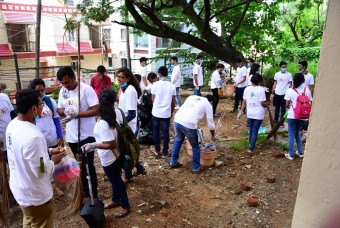Cleanliness drive in progress