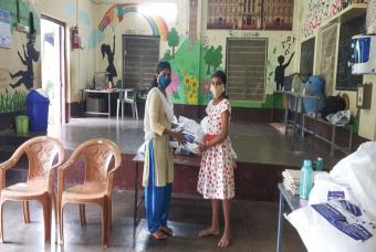 Children receive much-needed food relief